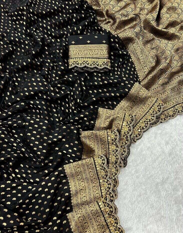 Khaddi Georgette Sarees