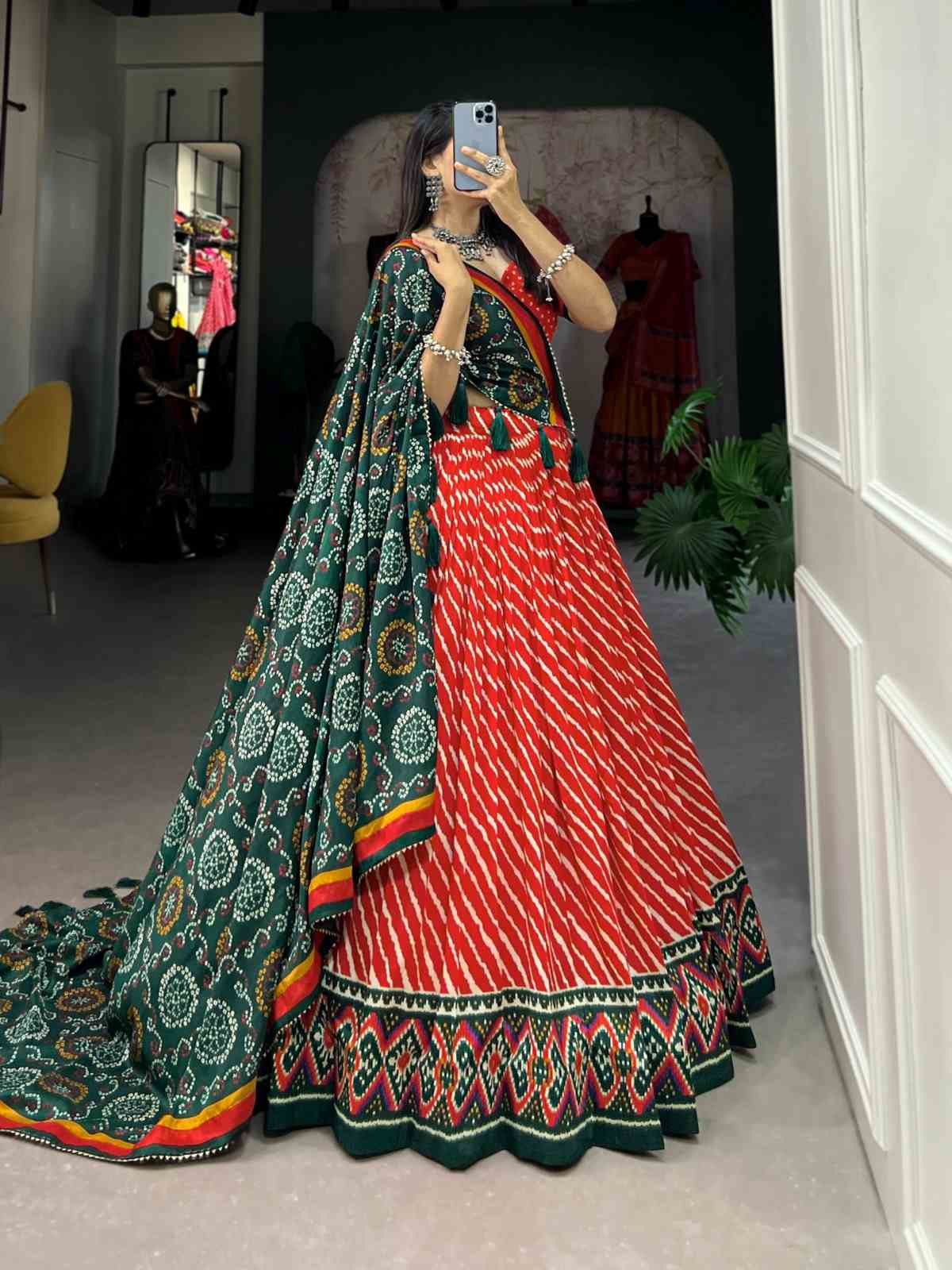Tussar Silk Lehenga Cholis