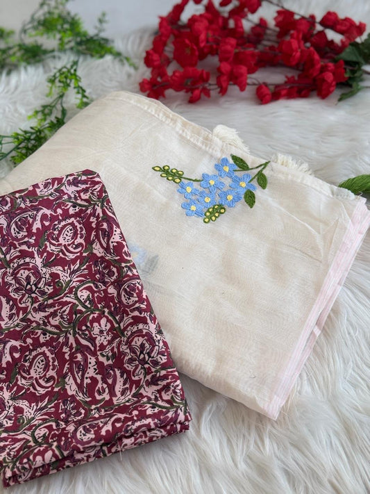 Chanderi Cotton Saree