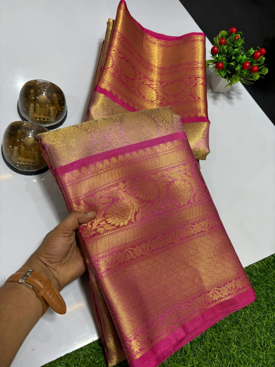 Floral Soft Kanchivaram Saree
