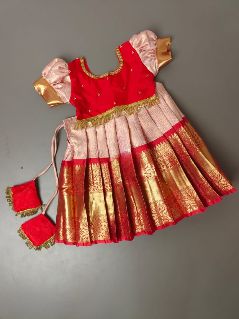 Kid's Banarasi Silk Family Combo
