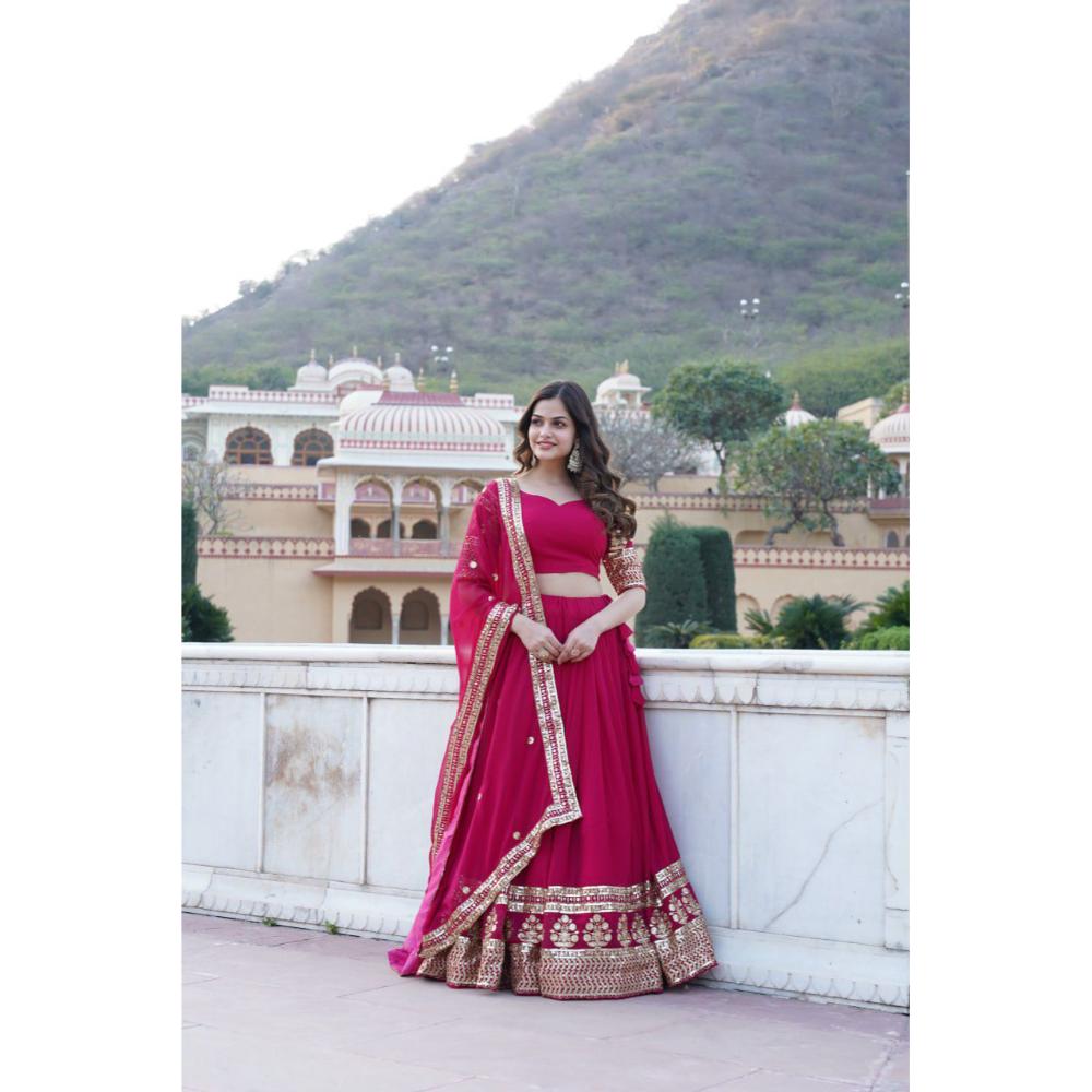 Blooming Georgette Lehanga Set