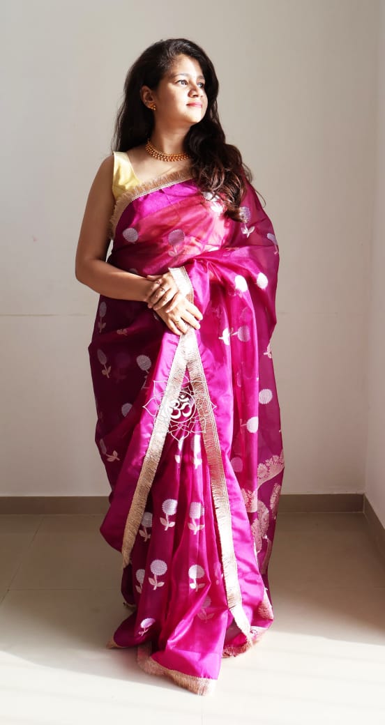 Banaras Kora Sarees