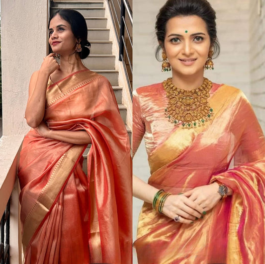 Dyable Organza Saree