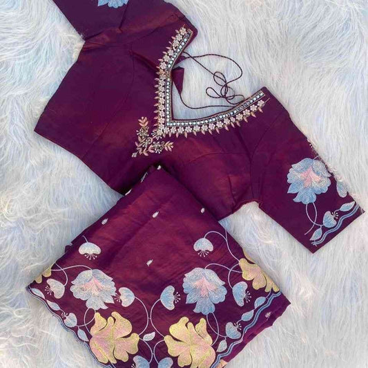 Pure Tussar silk saree