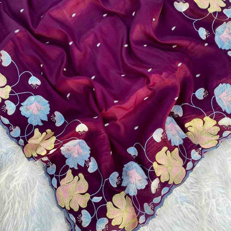 Pure Tussar silk saree