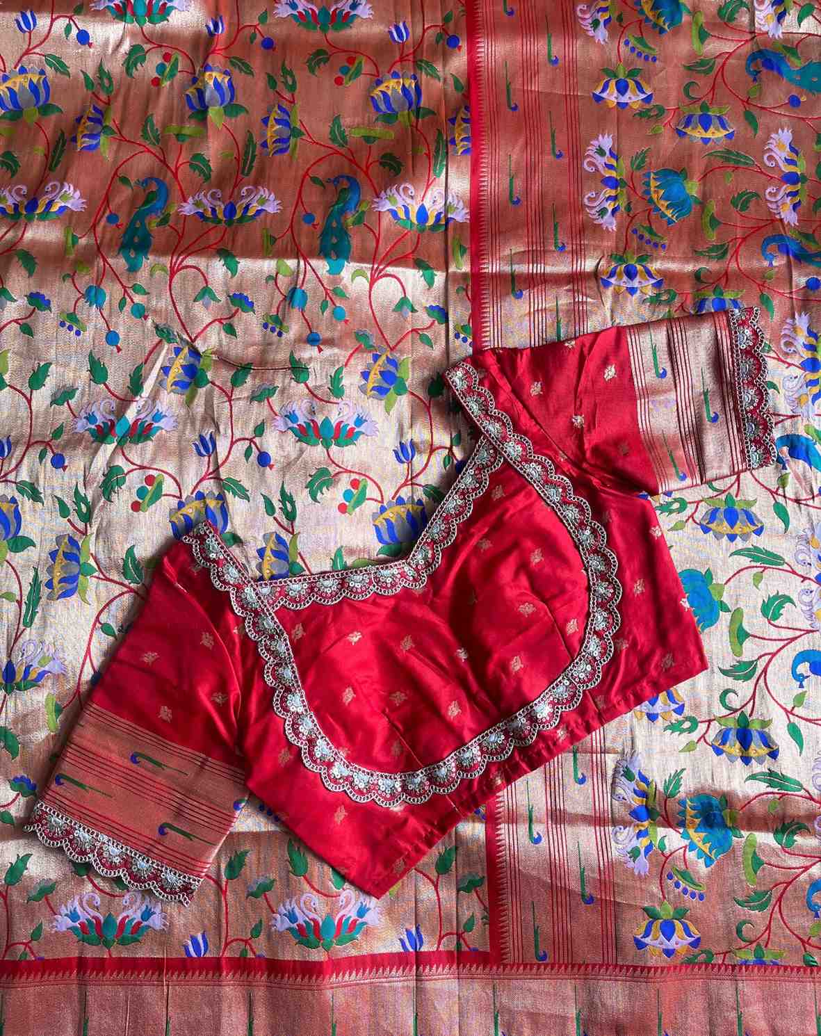 Banarasi Paithani Silk Saree