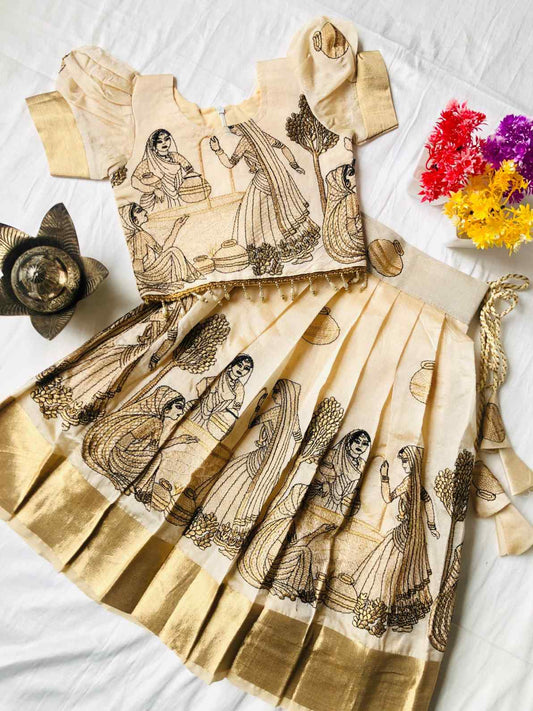 Kid's Soft Silk Lehengas