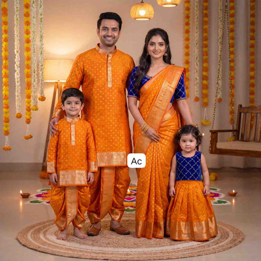 Tissue Silk Family Outfits