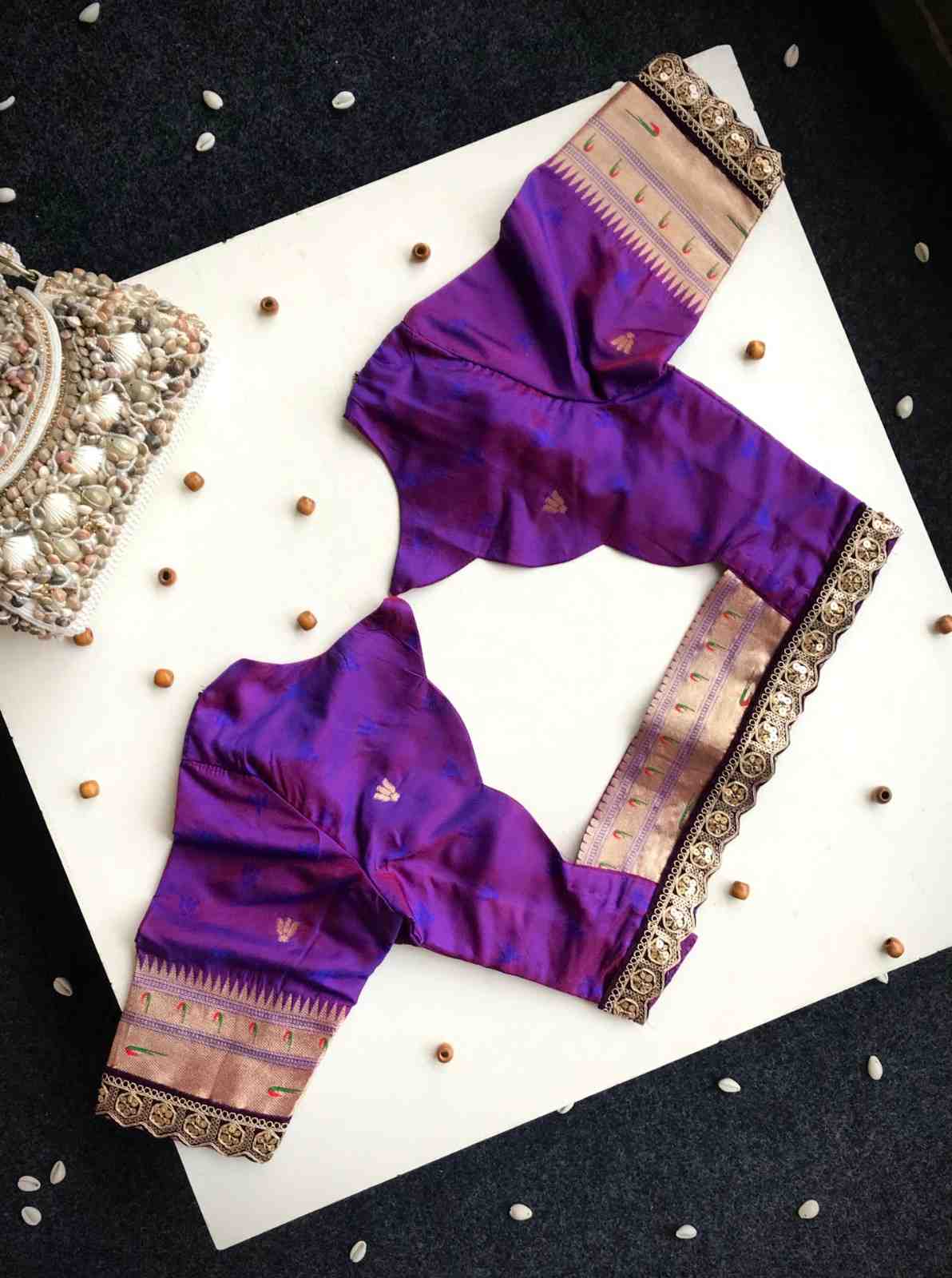 Paithani Butti Woven Saree
