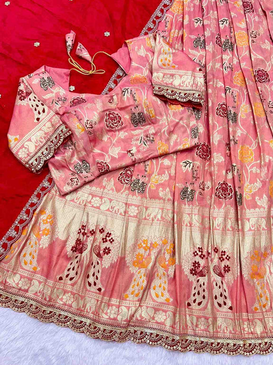 Paithani Tissue Silk Lehengas