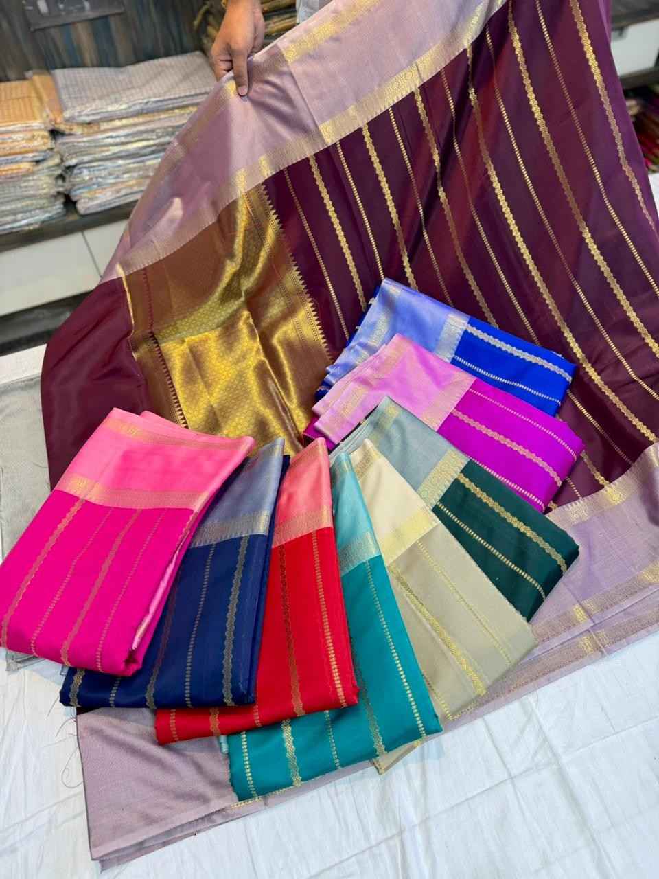 Banarasi Semi Katan Silk Sarees