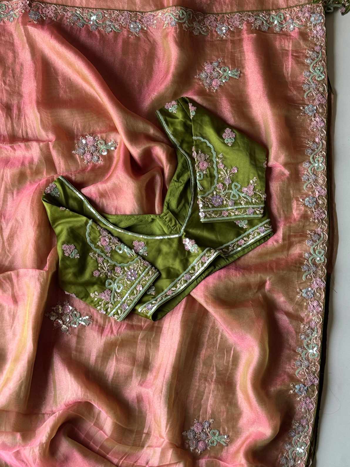 Tissue Silk Sequence Saree