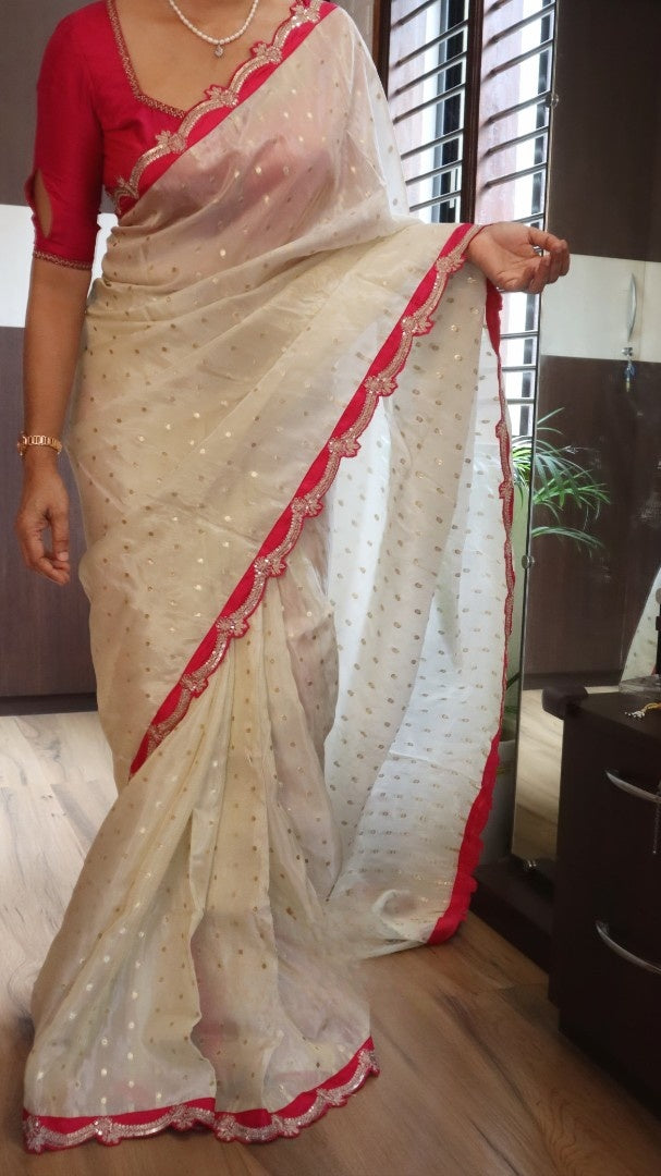 Tissue Kora Silk Saree