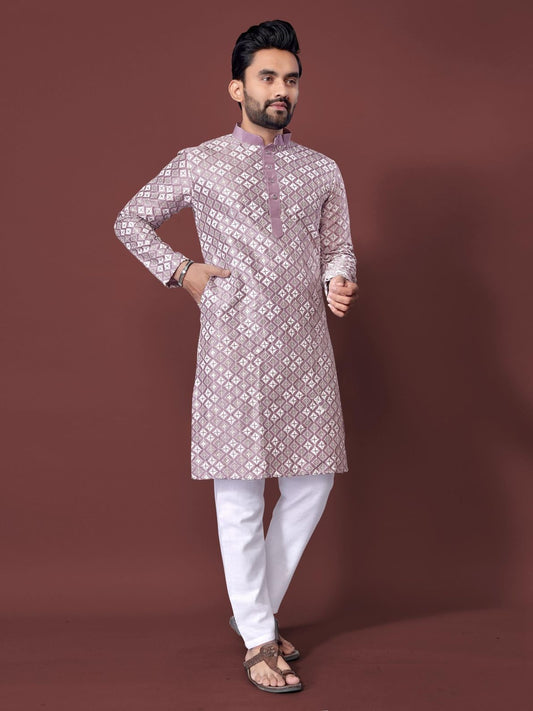 Men's Threadwork Soft Silk Sets