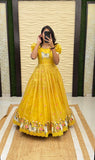 Pichwai Sift Crush Gowns