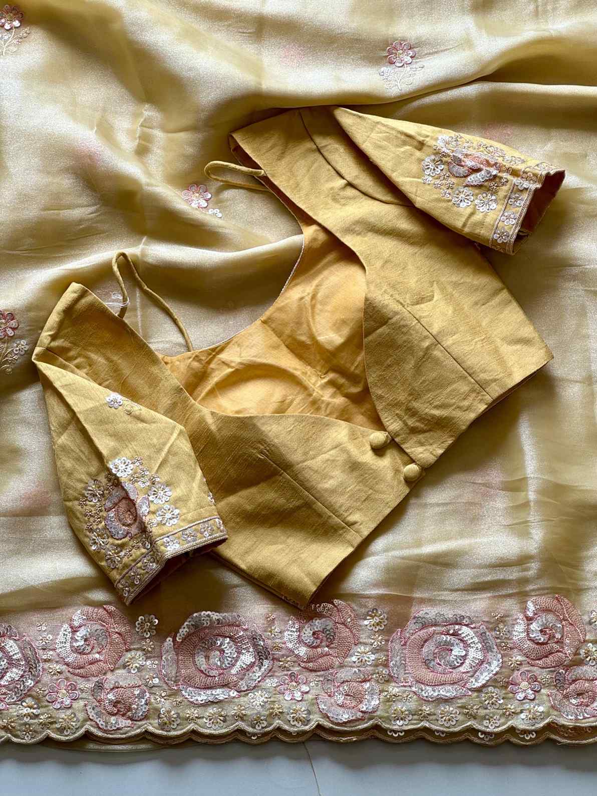 Sequence Space Silk Saree