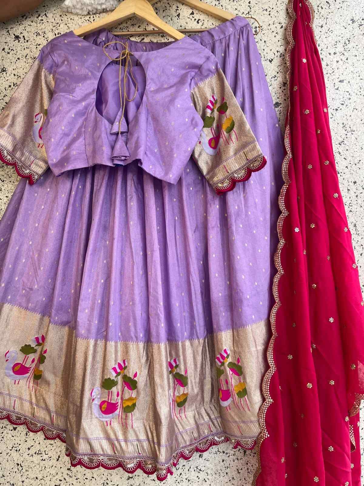 Viscose Dola Silk Lehengas