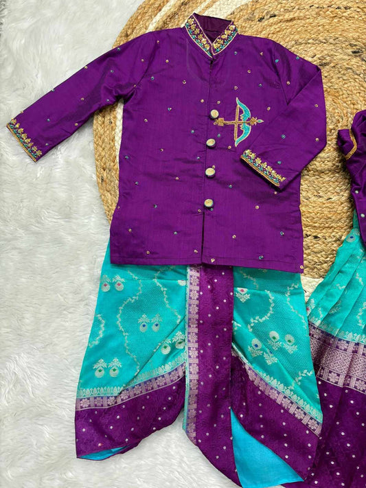 Banarasi Silk Family Combo