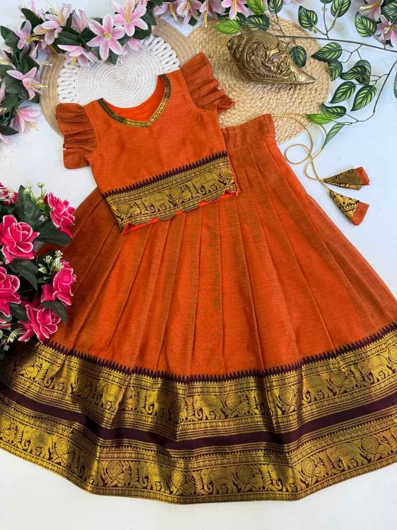 Kid's Kanchi Cotton Lehengas