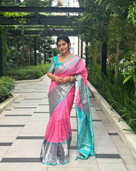 Kanjeevaram Kuppadam Silk Saree