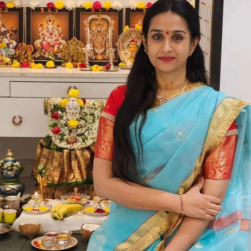 Laya Garu Chanderi Saree
