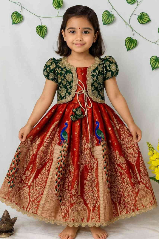 Kid's Nylon Silk Gowns