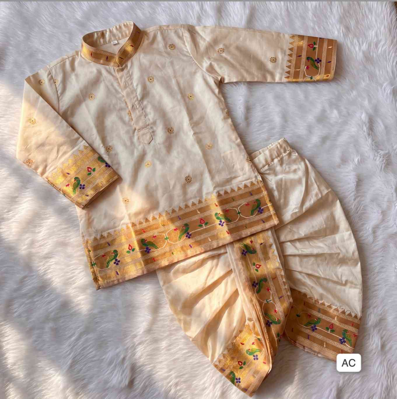 Kasavu Zari Family Outfits