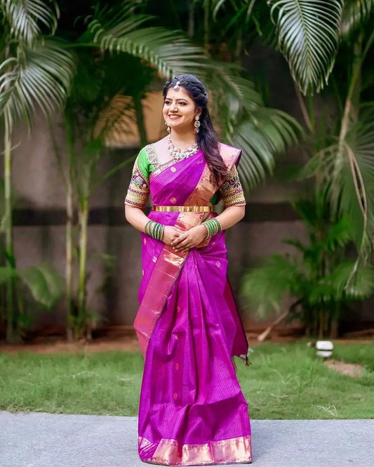 Shivajyothi Pure Kanchi Pattu Saree