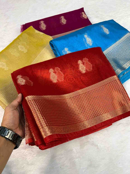 Banarasi Semi Tissue Silk Sarees