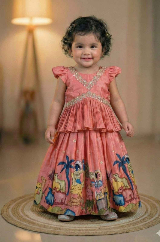 Kalamkari Lehanga Set