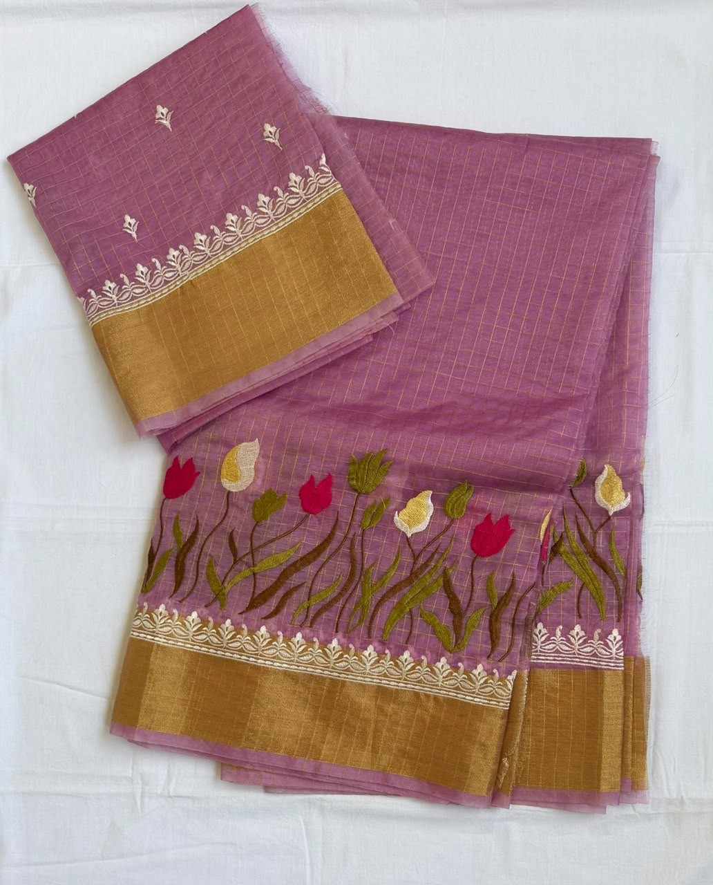 AC's Kora Banarasi Tissue Saree