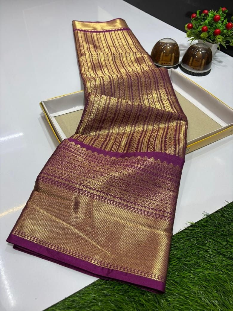Banarasi Semi Katan Silk Saree