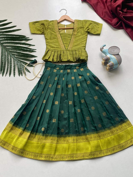 Kid's Soft Silk Lehengas