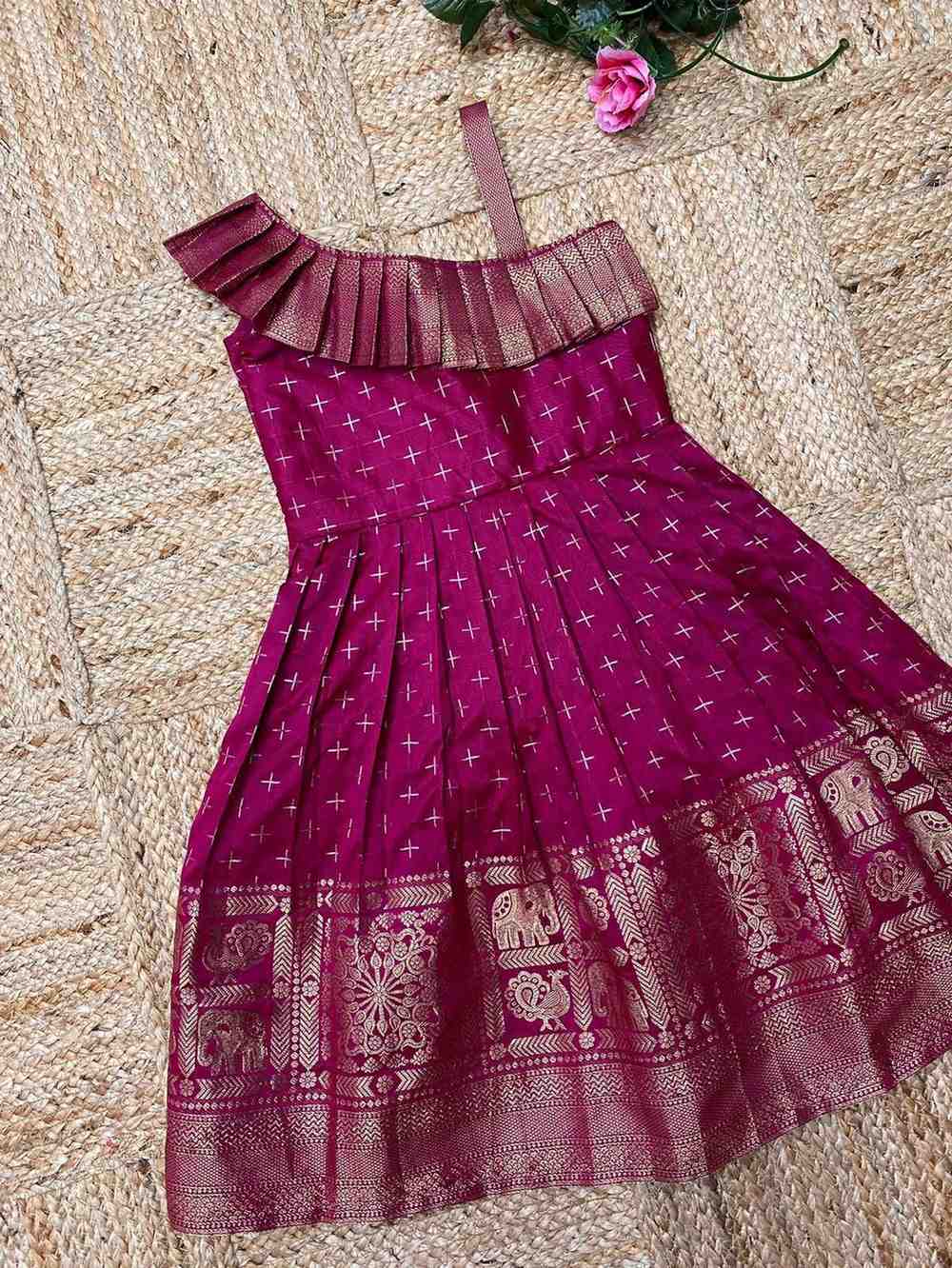 Kid's Soft Silk Gowns