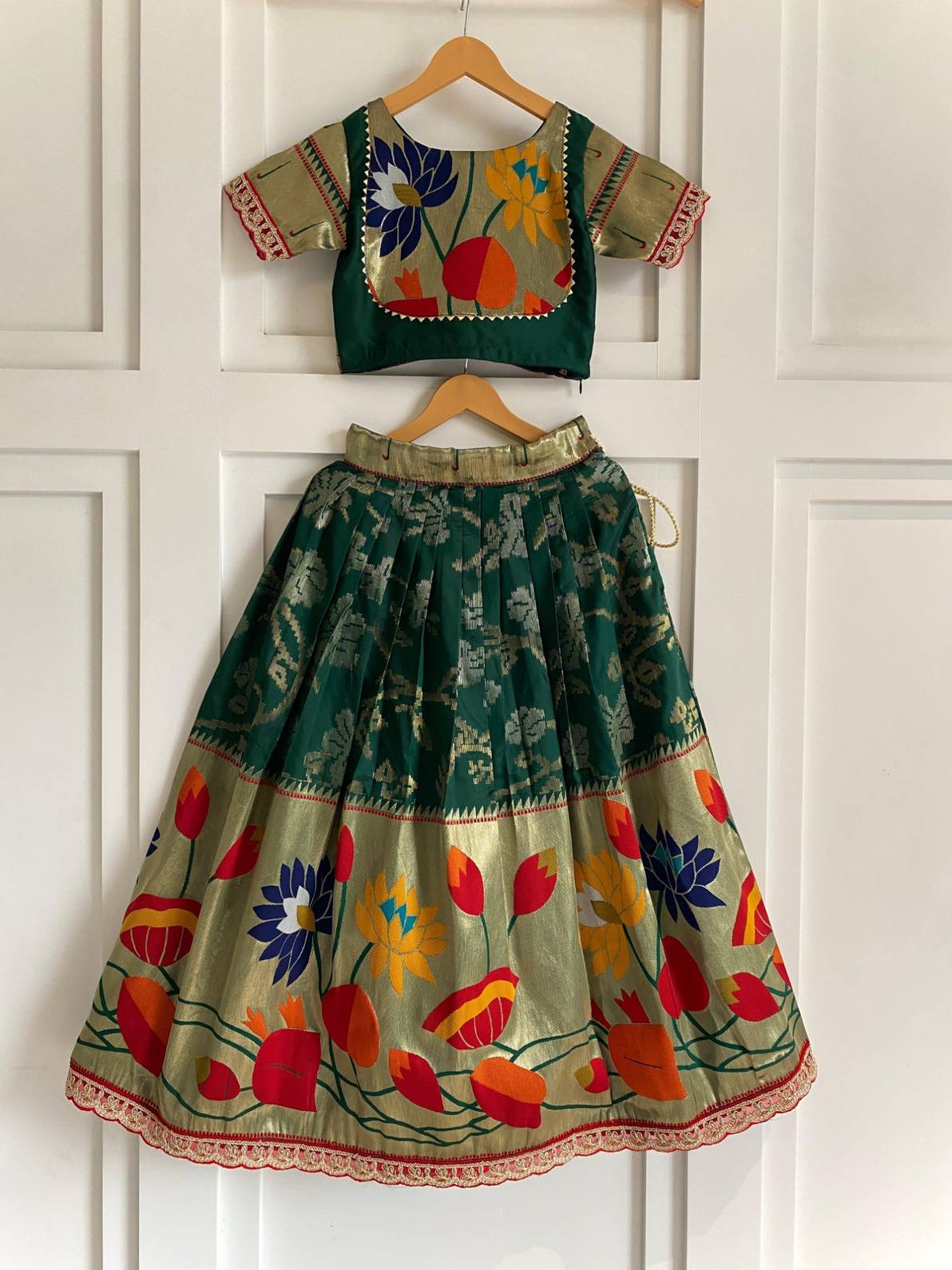 Kid's Silk Blend Lehengas