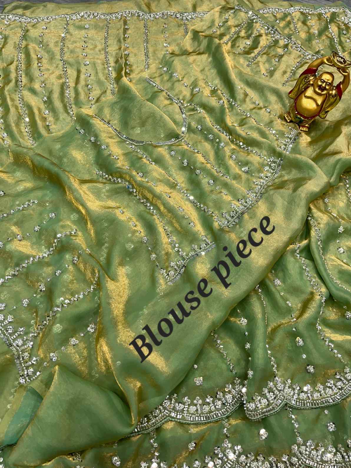 Space Silk Beed Work Sarees