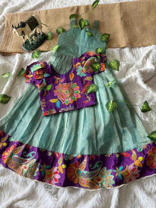 Kid's Viscose Crepe Gowns