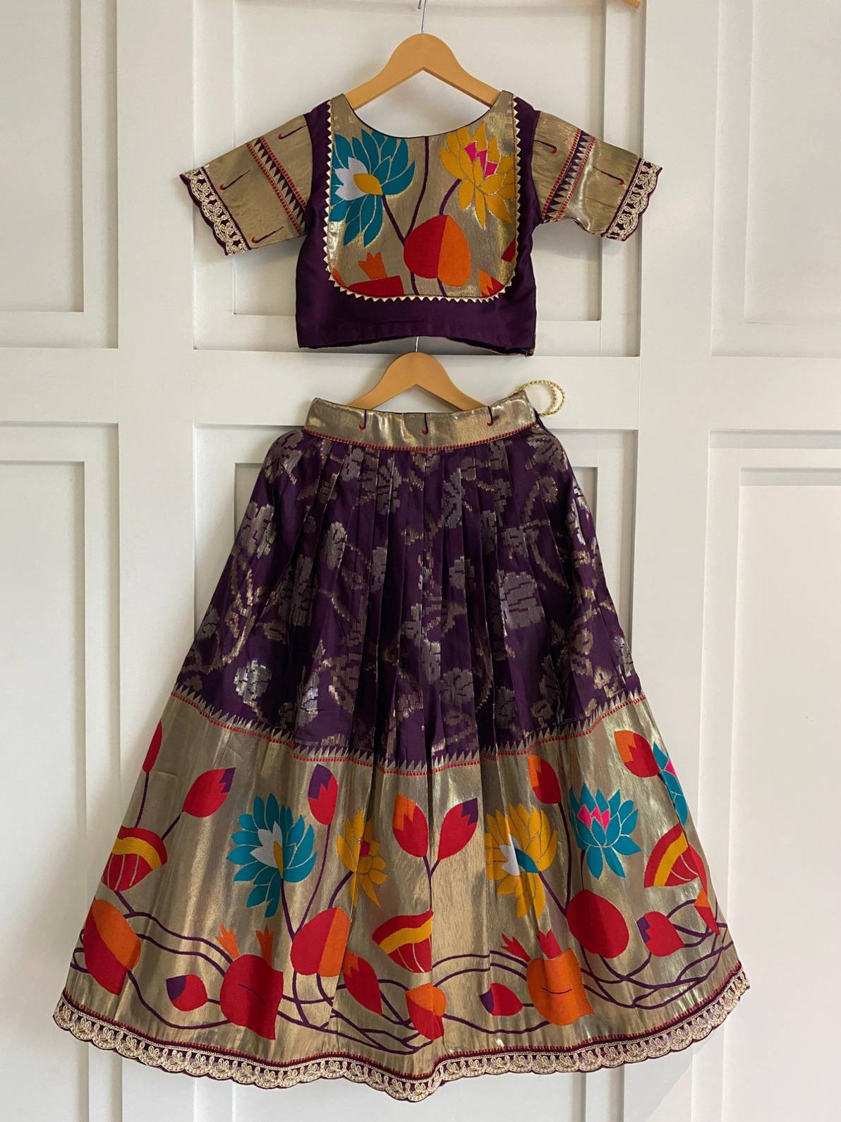 Kid's Silk Blend Lehengas