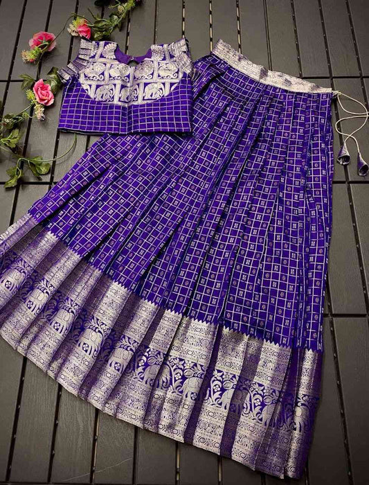 Kid's Soft Silk Lehengas