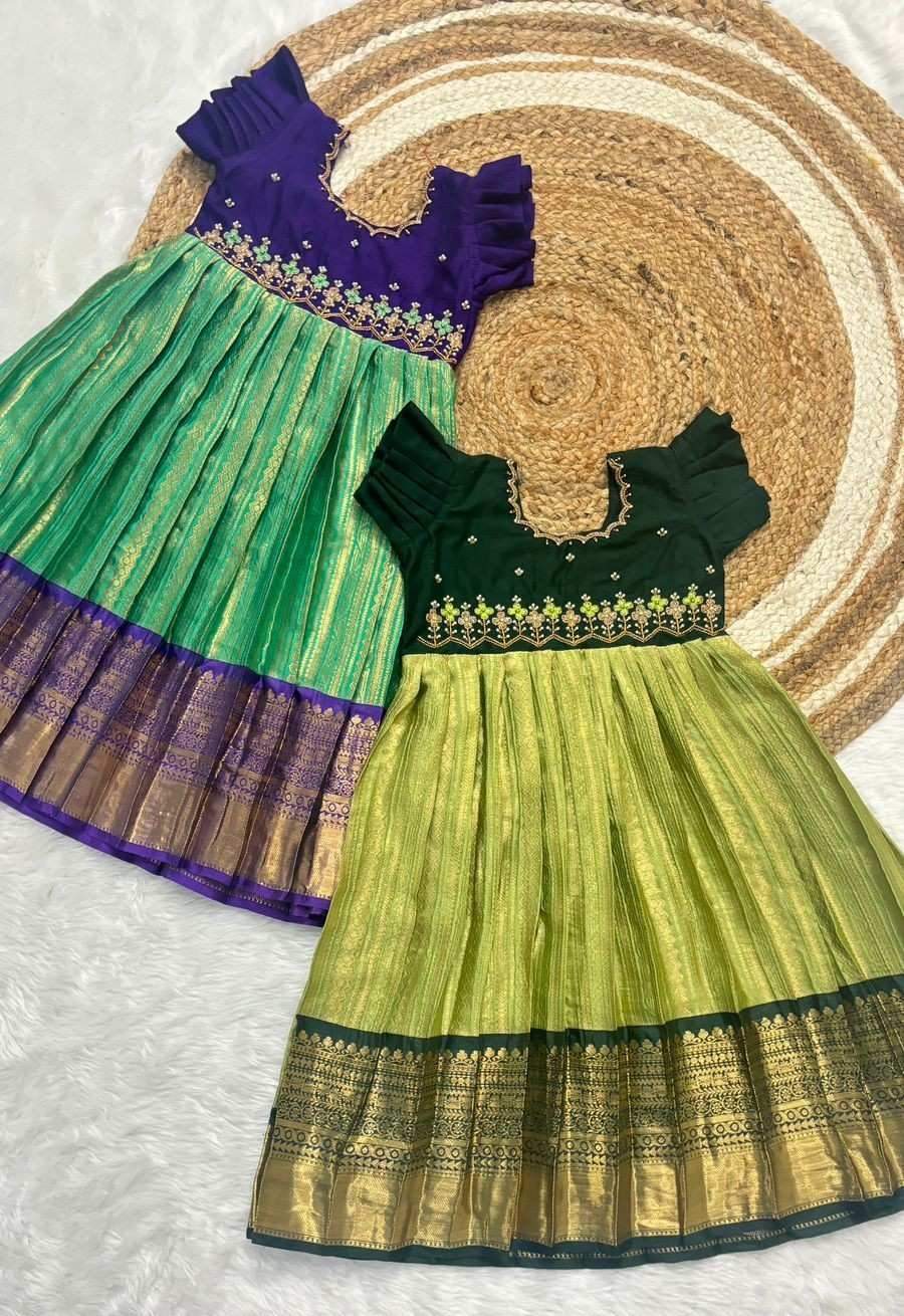 Kid’s Semi Kanchi Lehengas