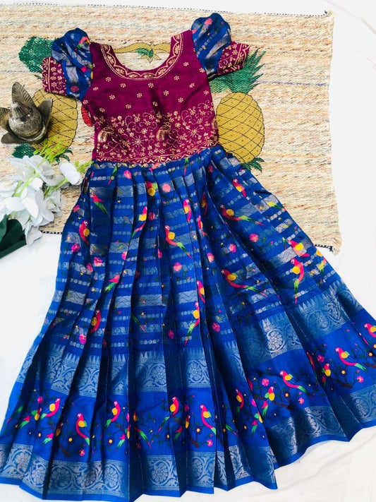 Kid's Pure Silk Gowns