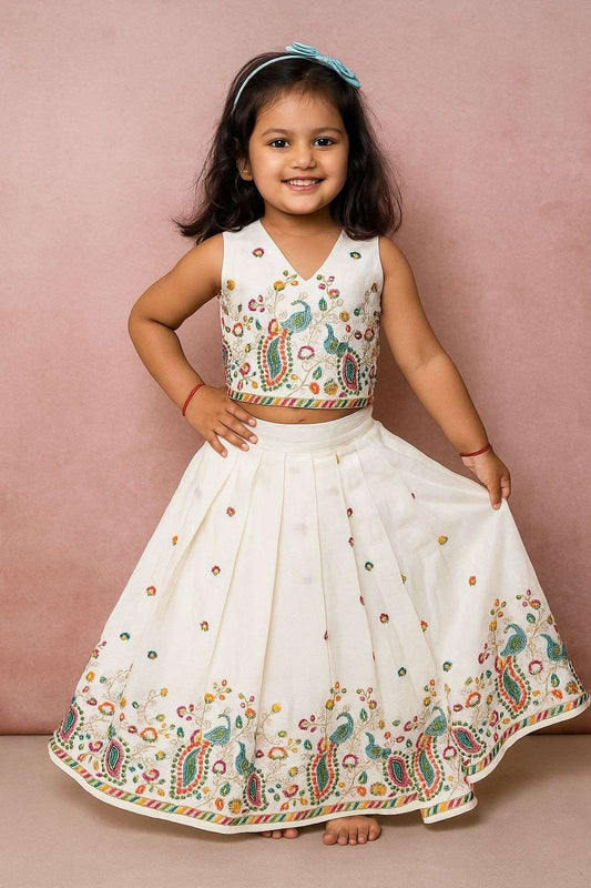 Kid’s Kora Cotton Lehenga