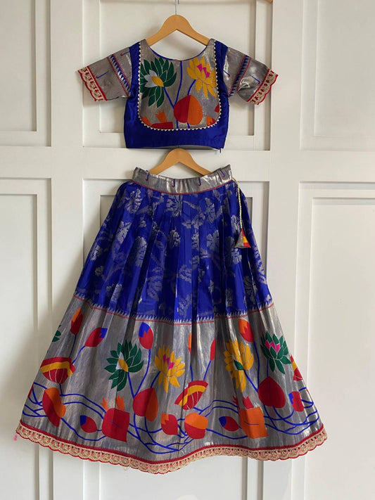 Kid's Silk Blend Lehengas