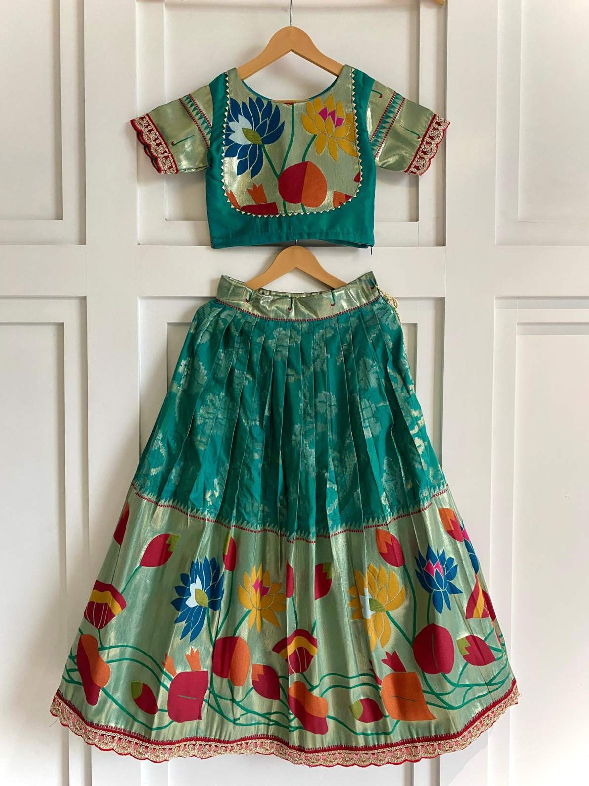 Kid's Silk Blend Lehengas