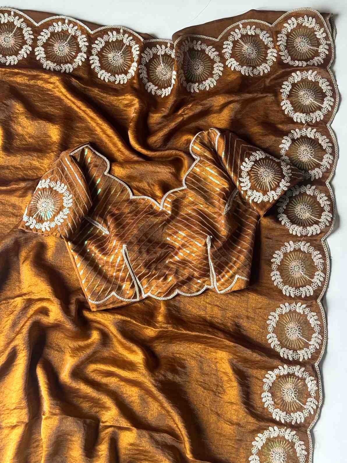 Space Silk Sequence Sarees
