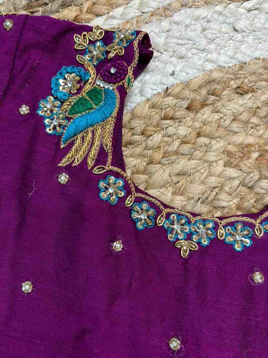 Banarasi silk family outfits by Arhas Couture