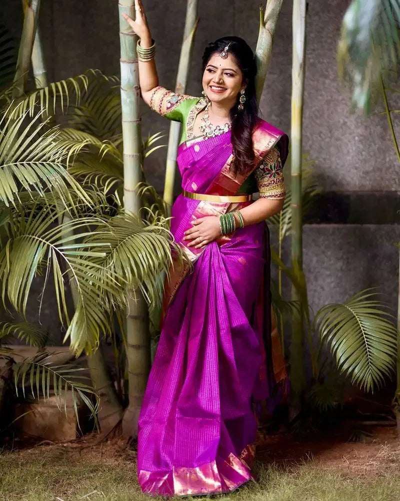 Shivajyothi Pure Kanchi Pattu Saree