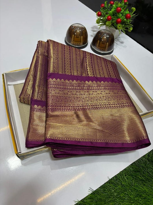 Banarasi Semi Katan Silk Saree