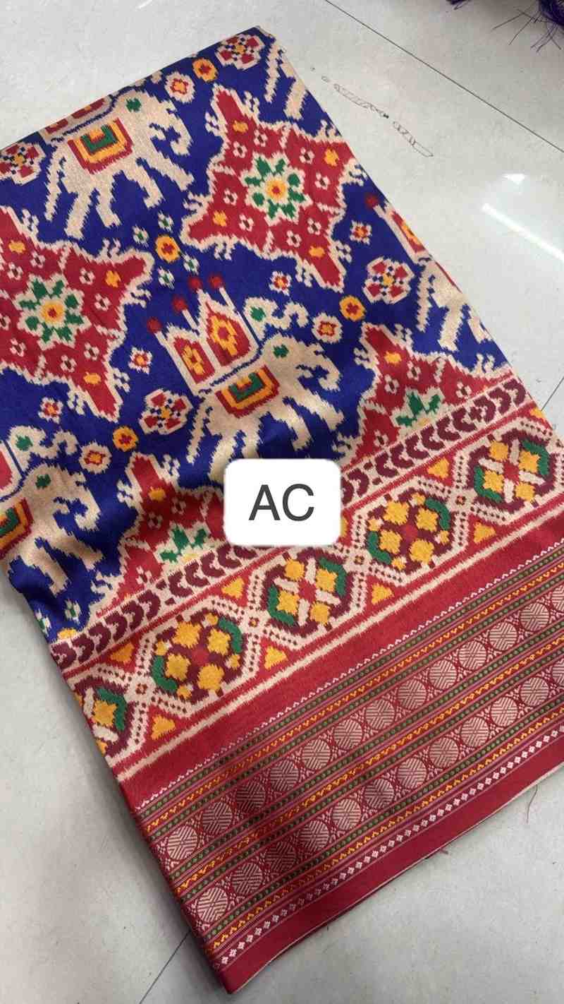 Semi silk Patola family outfits by Arhas Couture